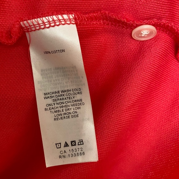 ✨NWT✨ Joe Fresh Short Sleeves Button Down Polo Pink T- Shirt Size XL - Picture 7 of 7